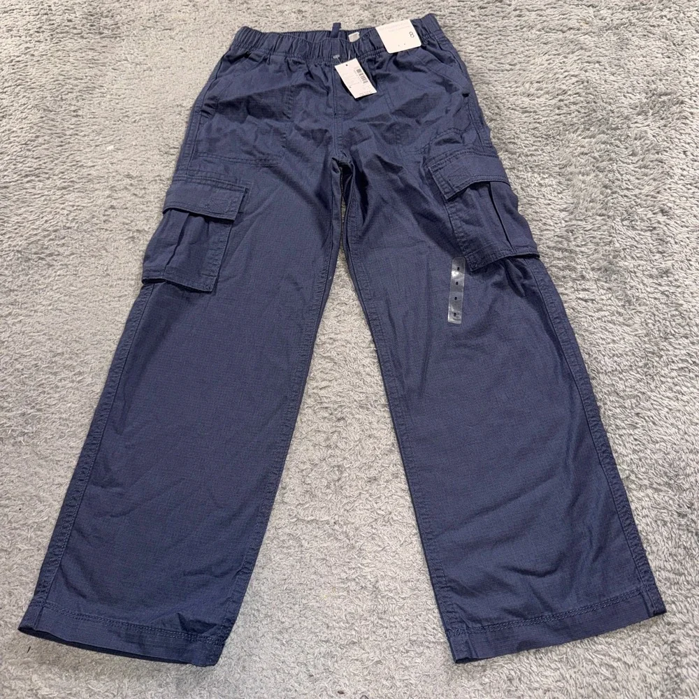The Children's Place Baggy Cargo Pants Size 8 Stonewear Blue Boys New With Tags